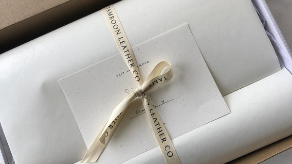 Personalised Leather Wedding Guest Book Custom Made