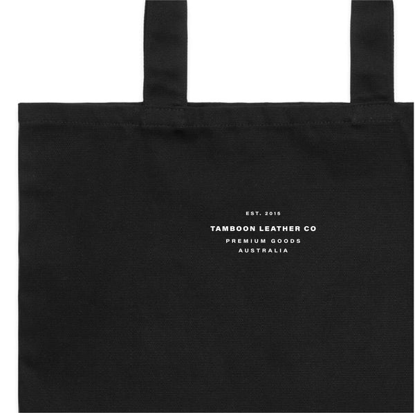 Canvas Logo Carry-All Tote Black